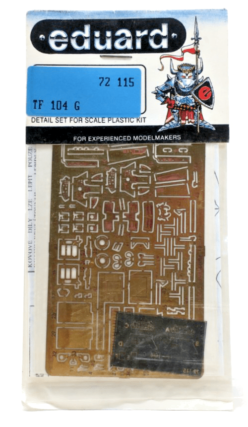 Eduard PE 1/72 TF - 104G Detail Set 72115 - WISE GUYS HOBBIES LLC