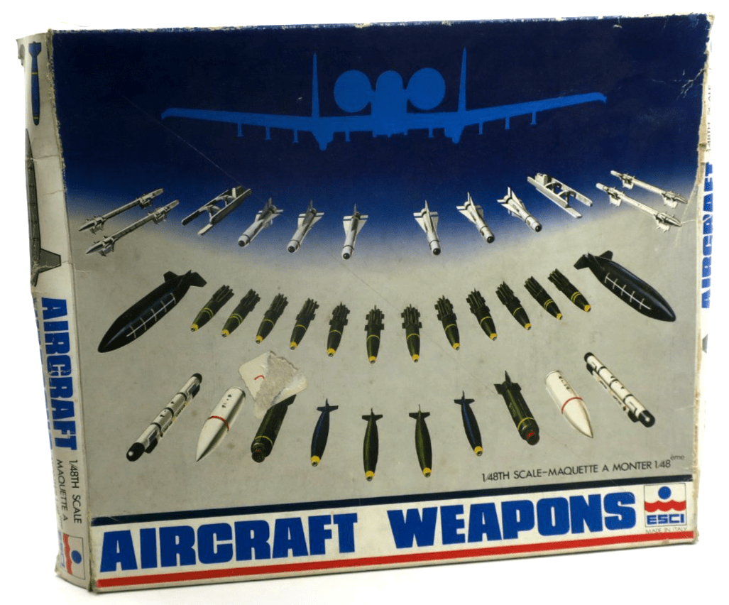 ESCI 1/48 Aircraft Weapons Model Kit 4015 - WISE GUYS HOBBIES LLC
