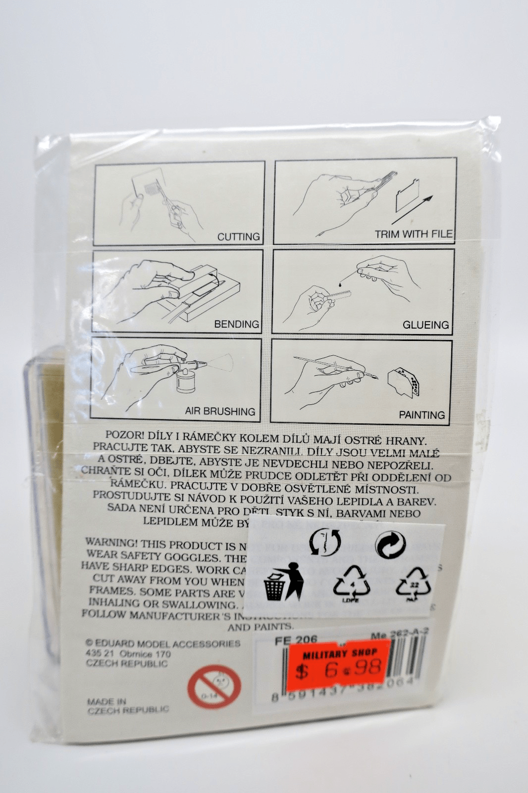 Eduard Zoom 1/48 Me 262 - A - 2 Photo - Etch Detail Set EU406 - WISE GUYS HOBBIES LLC
