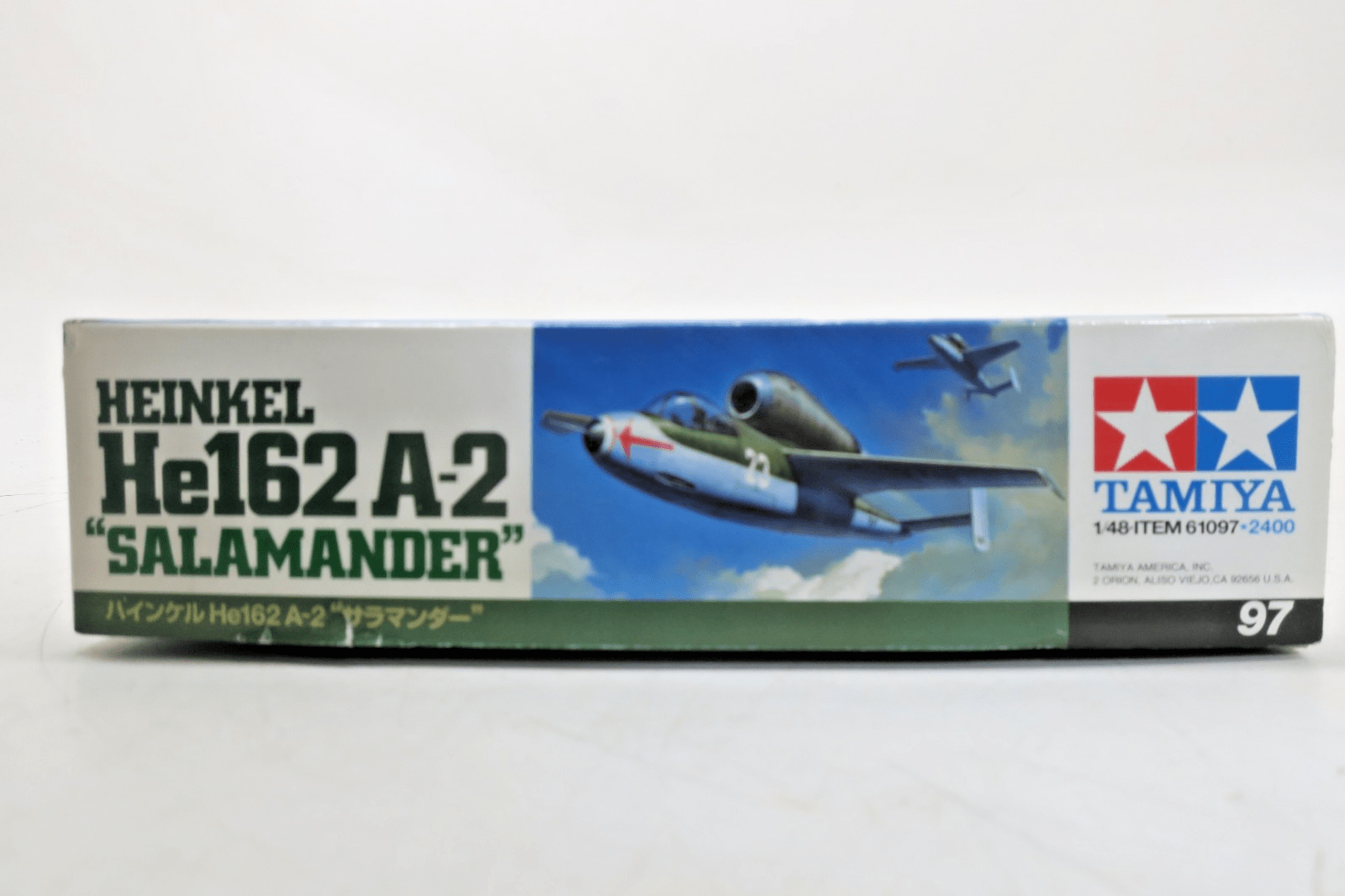 Tamiya 1/48 Heinkel He162 A-2 "Salamander" Plastic Model Kit 97 - WISE GUYS HOBBIES LLC