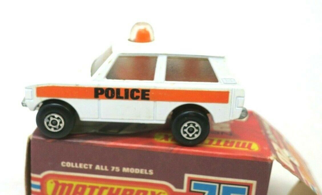 Vintage Lesney Matchbox 1975 Police Patrol Car No 20 Rolamatics Diecast boxed - WISE GUYS HOBBIES LLC