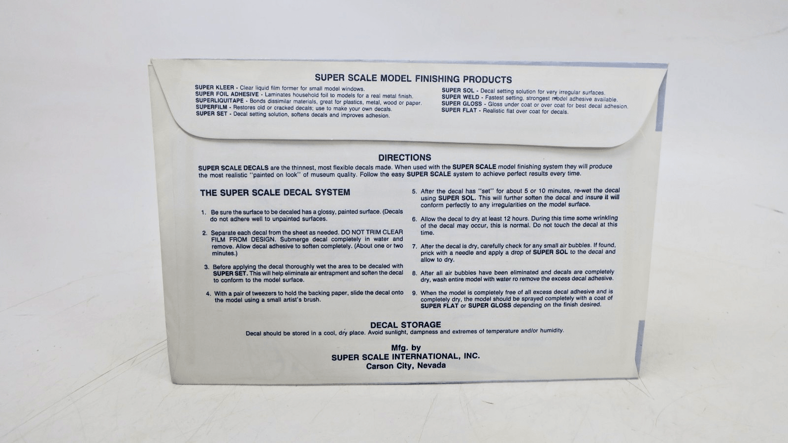 Super Scale International 1/48 F/A-18 Hornets VFA-137 CAG, VX-4 Decals 48-360 - WISE GUYS HOBBIES LLC