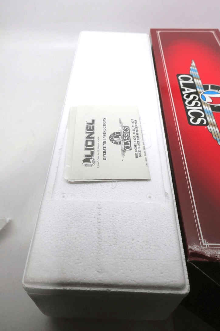 Lionel Classics Standard Gauge Blue Comet 3-Car Passenger Set 6-13408 (9,10,11) - WISE GUYS HOBBIES LLC