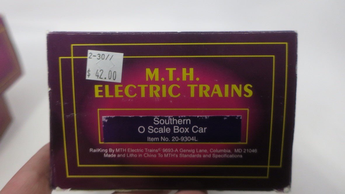 MTH 20-9304L O Gauge Southern Box Car 550555 LN/Box - WISE GUYS HOBBIES LLC