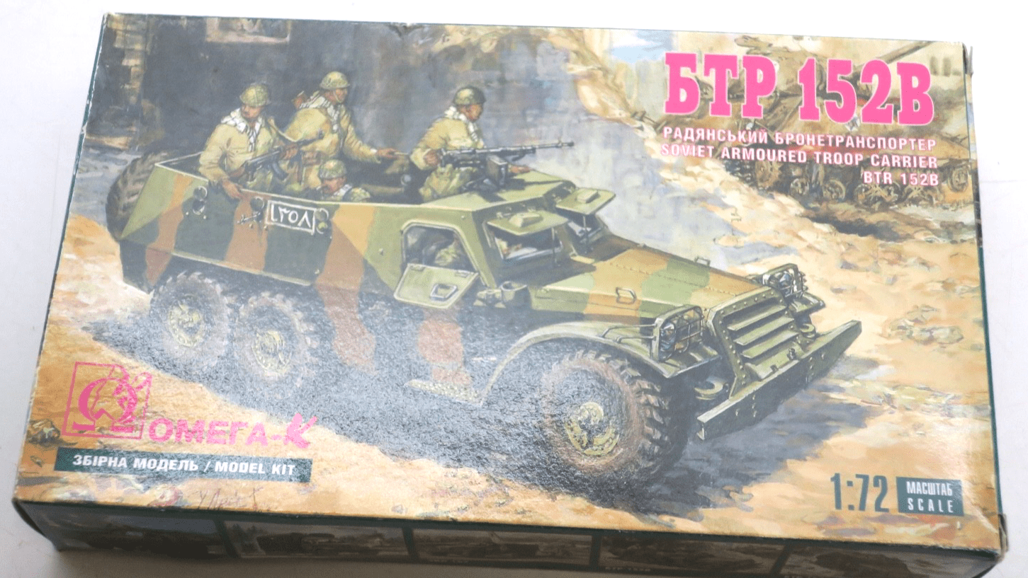 Omega-K 1/72 BTR-152B Model Kit - WISE GUYS HOBBIES LLC