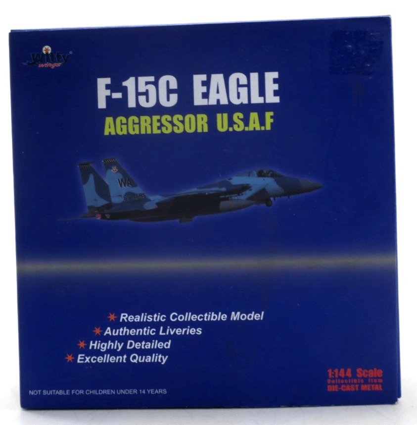 Witty Wings 1/144 F-15C Eagle Aggressor U.S.A.F. Diecast Model - WISE GUYS HOBBIES LLC