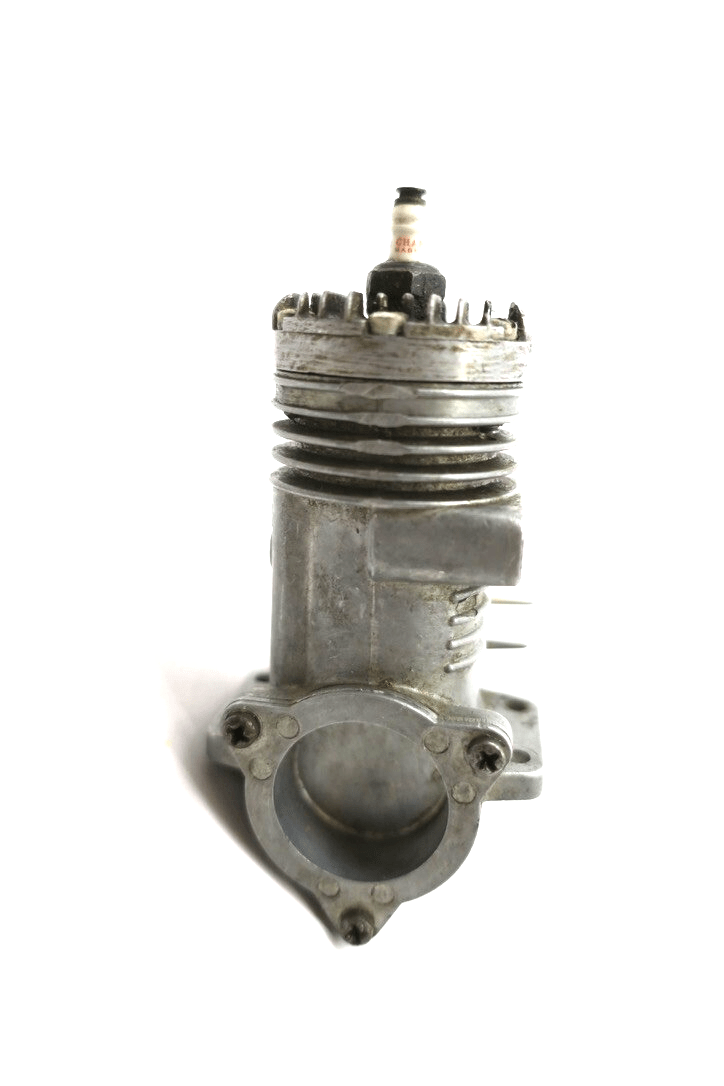 VTG FOX 29 MODEL AIRPLANE ENGINE (c.1950s)+ CHAMPION VG-1 GLOW PLUG - WISE GUYS HOBBIES LLC