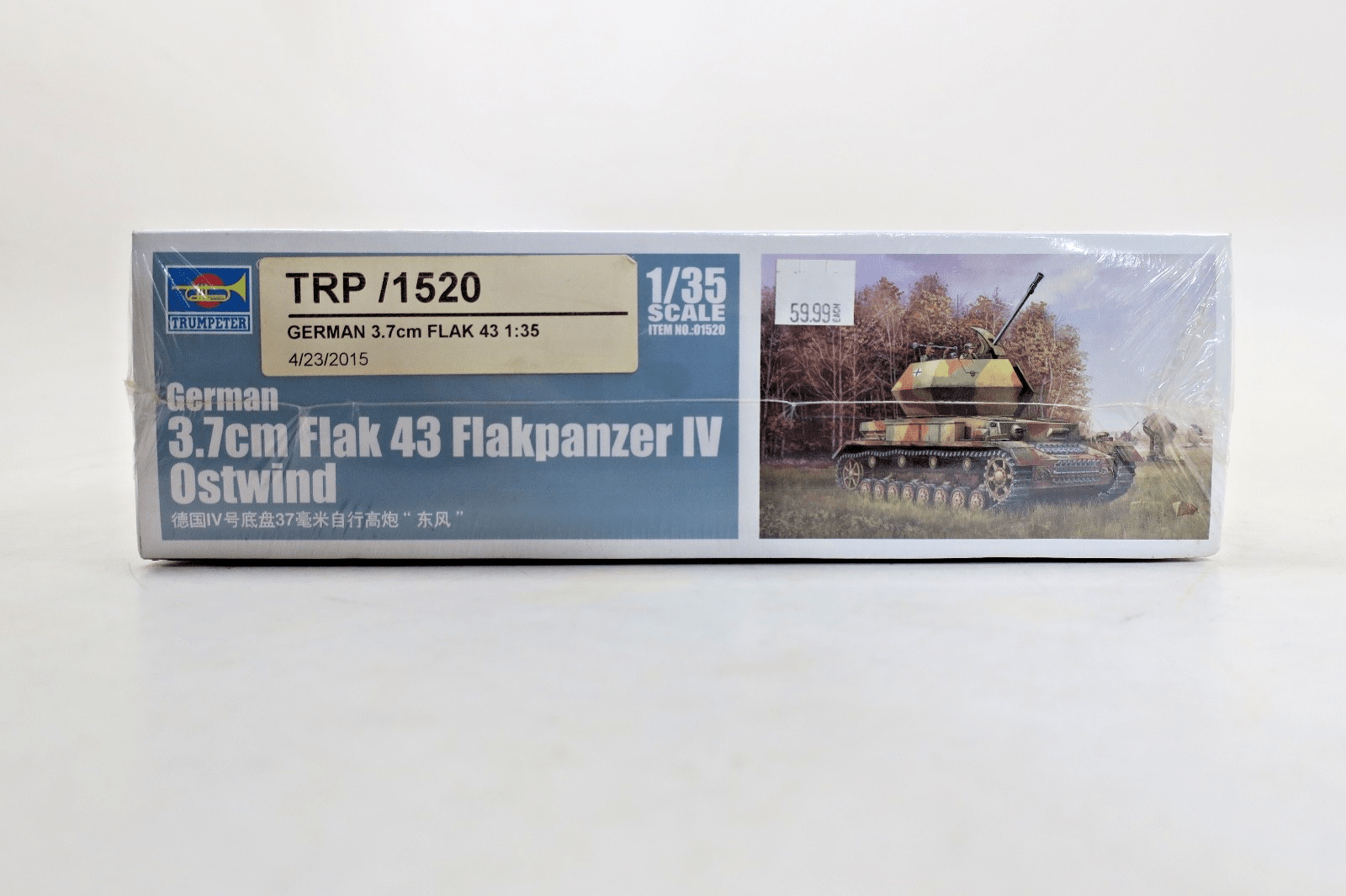 Trumpeter 1/35 German 3.7cm Flak 43 Flakpanzer IV Ostwind Model Kit - WISE GUYS HOBBIES LLC