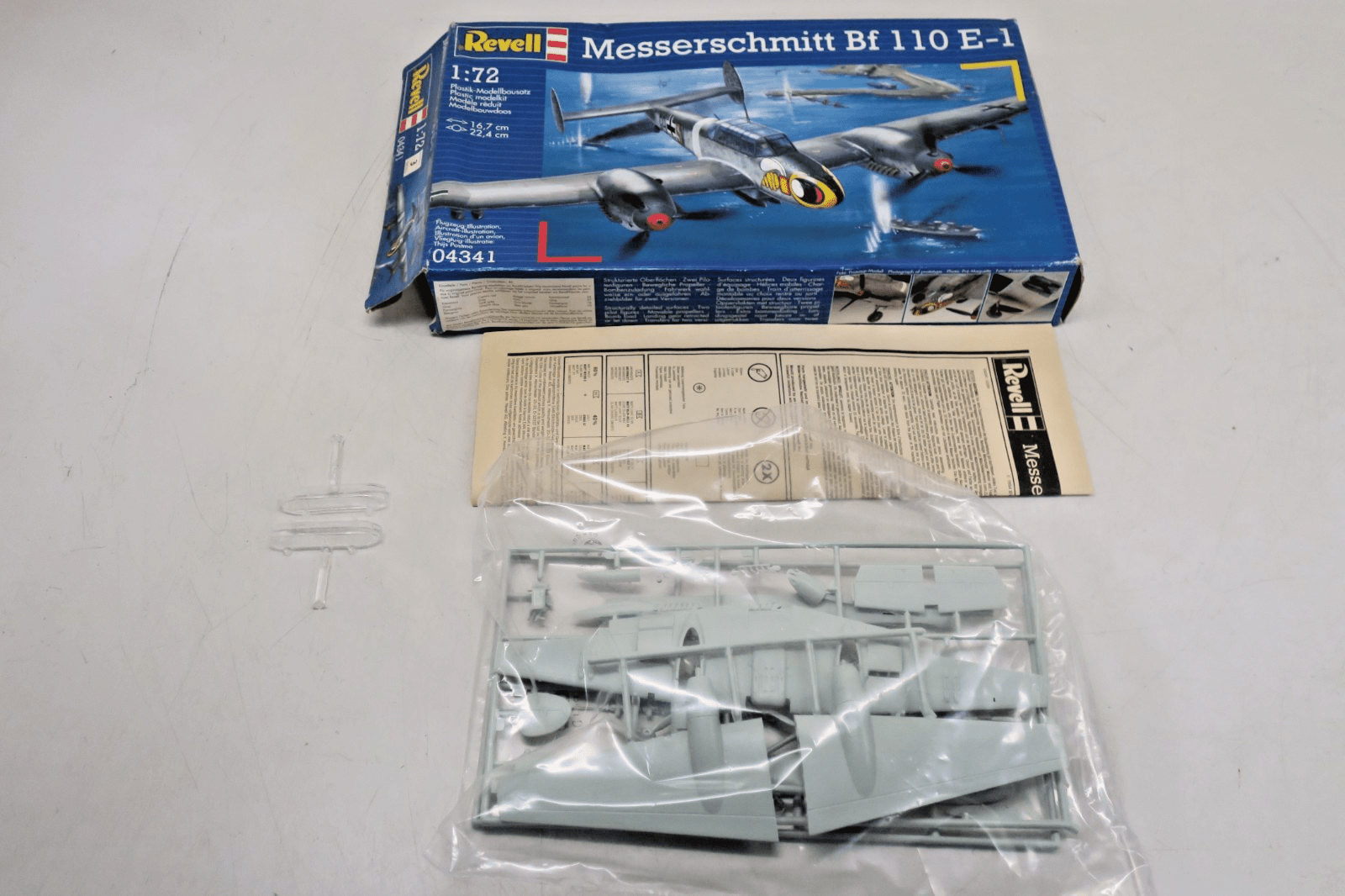 Revell 1/72 Messerschmitt BF - 110 E - 1 Model Kit 04341 - WISE GUYS HOBBIES LLC