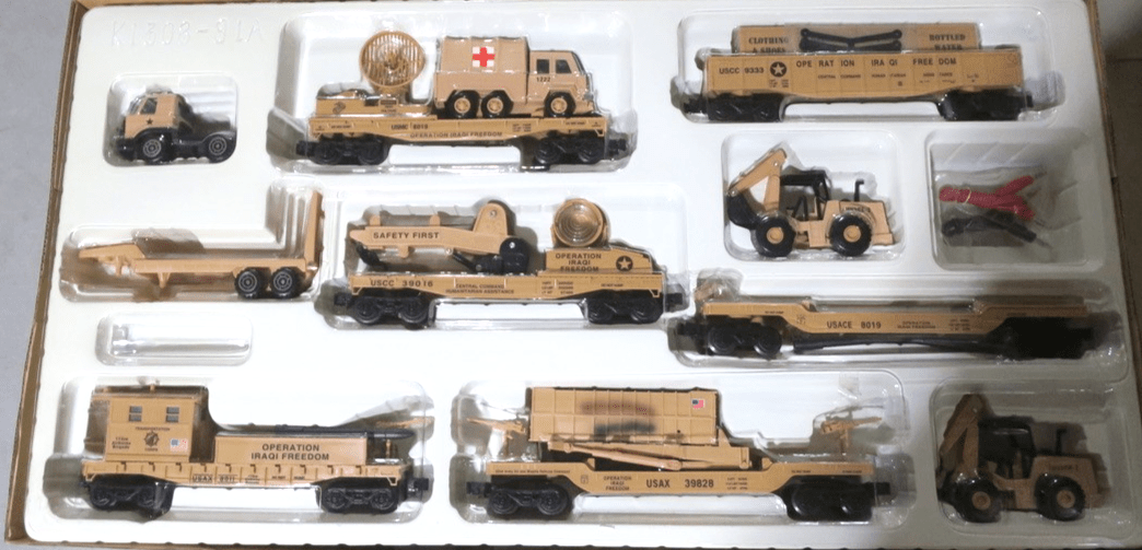 K-Line K-1308 Operation Iraqi Freedom Train Set New Orig Box - WISE GUYS HOBBIES LLC