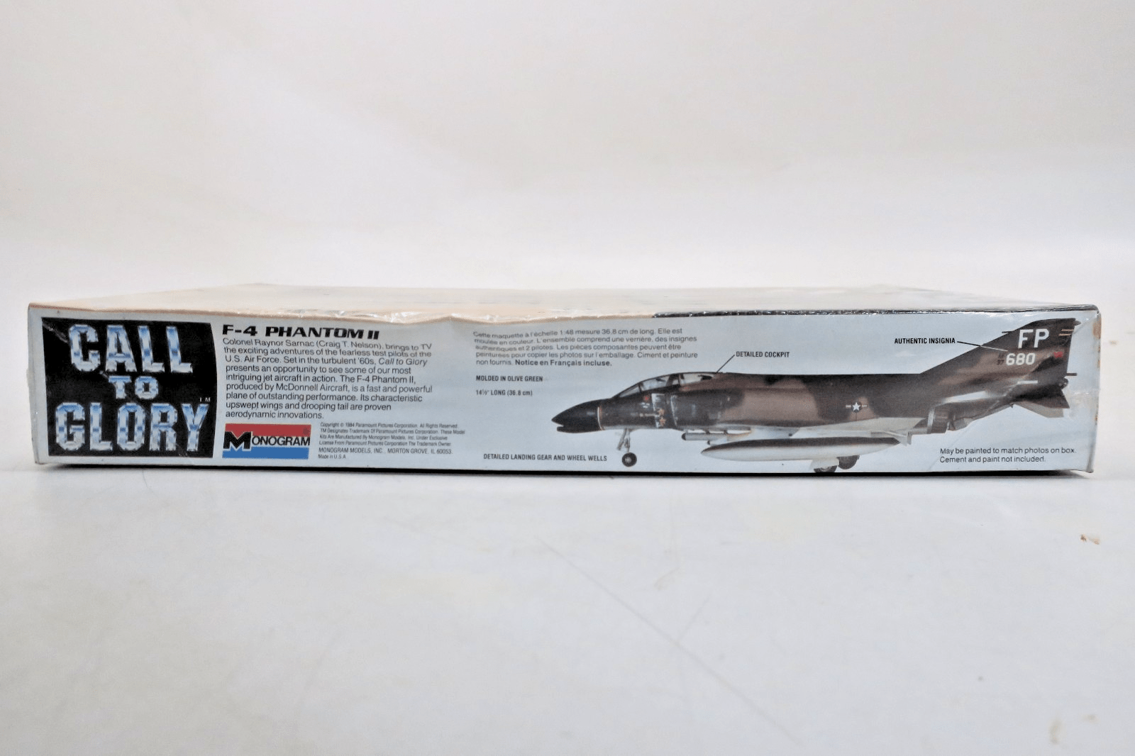 Monogram 1/48 Call To Glory F-4 Phantom II Plastic Model Kit 5814 SEALED - WISE GUYS HOBBIES LLC