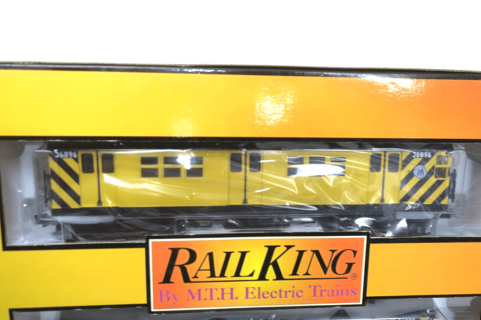 MTH RailKing 30 - 2273 - 3 MTA Work Train R - 17 2 - Car Subway Add - On Non Powered Set - WISE GUYS HOBBIES LLC