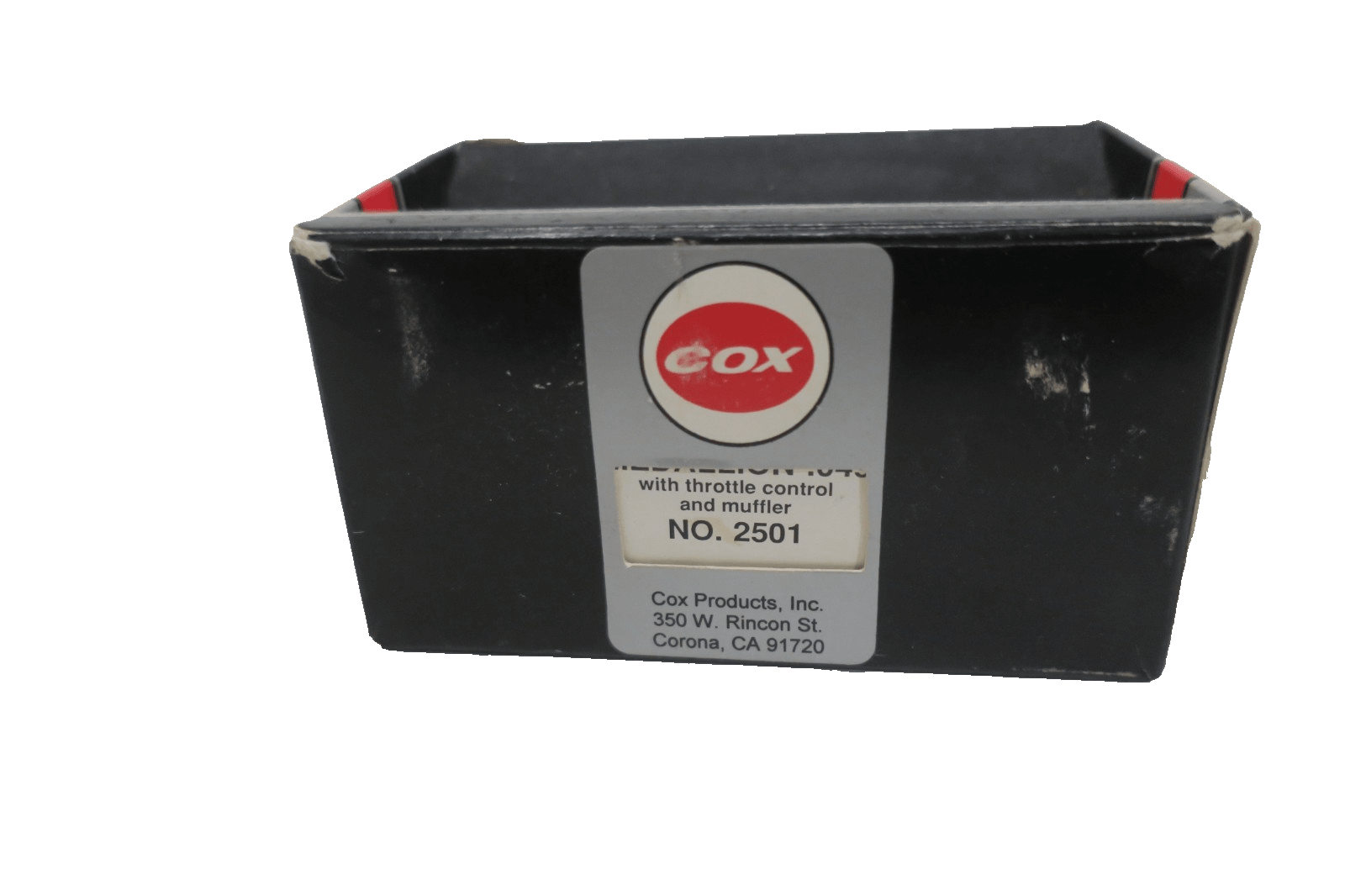 Cox Medallion .049 R/C with throttle control 2501 Model Engine In Box - WISE GUYS HOBBIES LLC