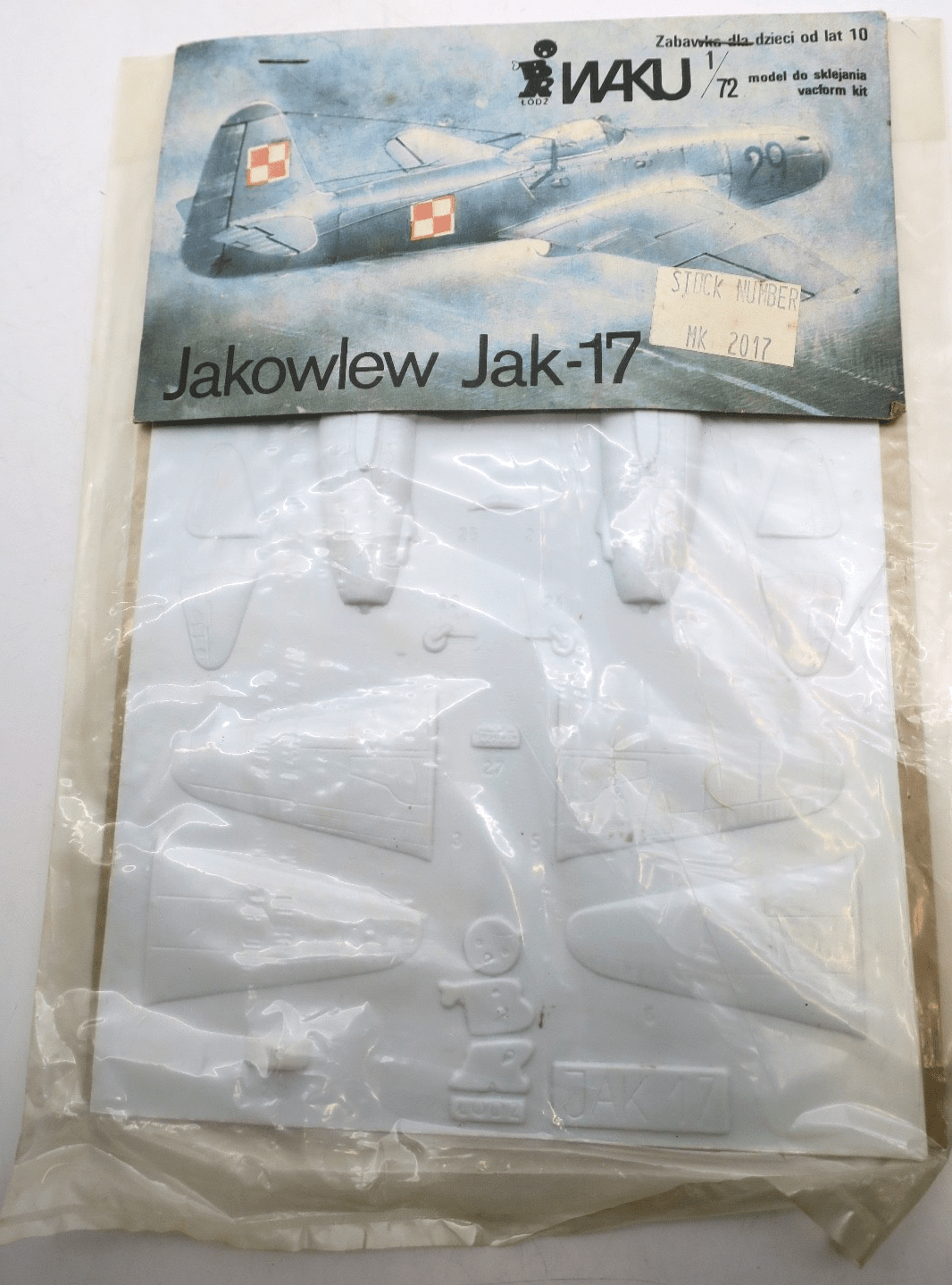 Waku 1/72 Jakowlew Jak - 17 Model Kit - WISE GUYS HOBBIES LLC