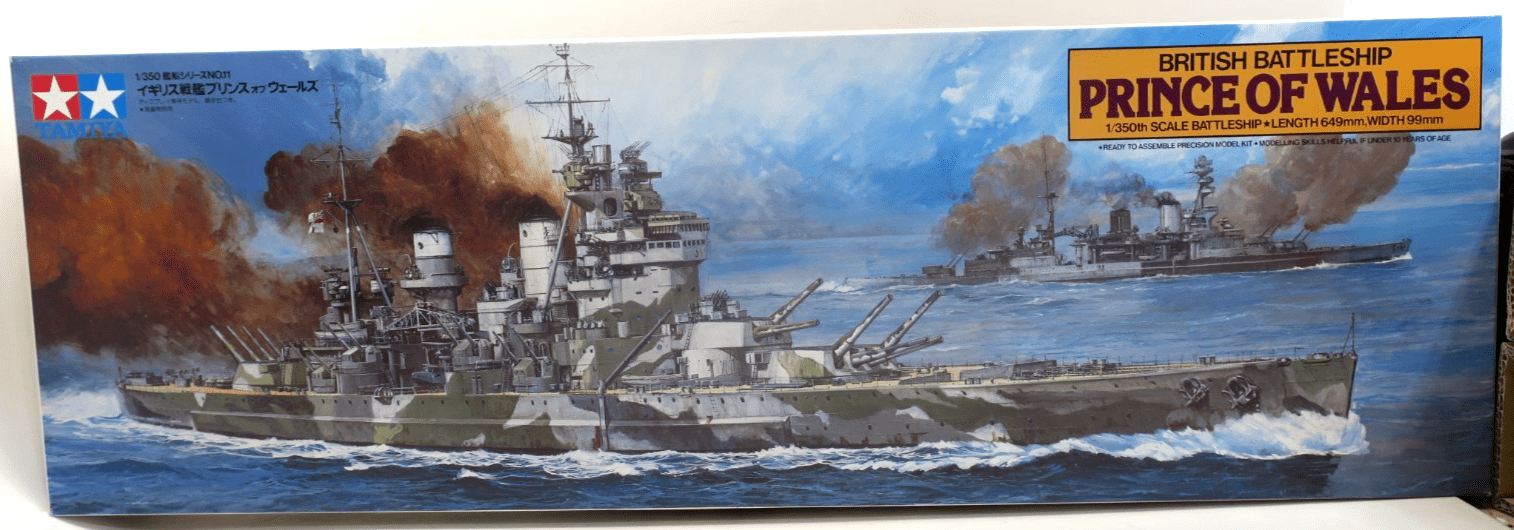 Tamiya 1/350 British Battleship Prince Of Wales Model Kit 78011 - WISE GUYS HOBBIES LLC