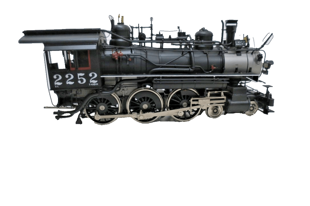 Division Point O Scale Brass Southern Pacific 4 - 6 - 0 Fire Train 2252 2 Rail NIB - WISE GUYS HOBBIES LLC