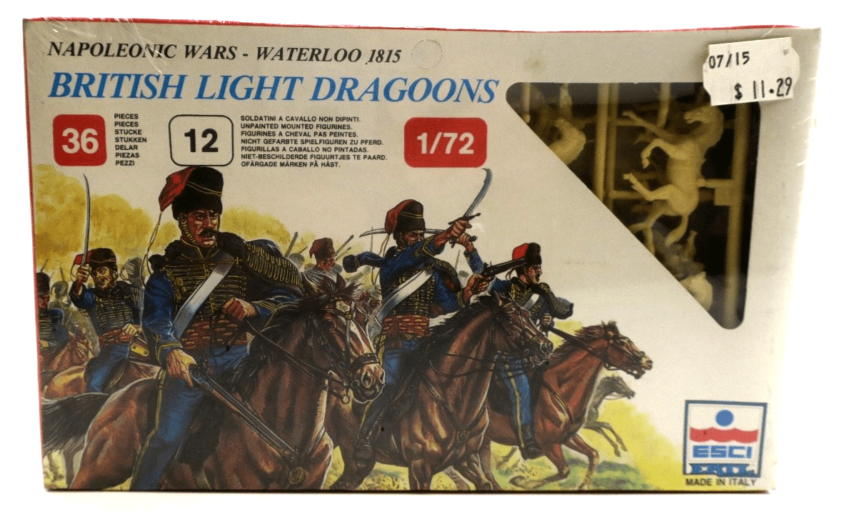 ESCI 1/72 British Light Dragoons Model Kit 230 - WISE GUYS HOBBIES LLC