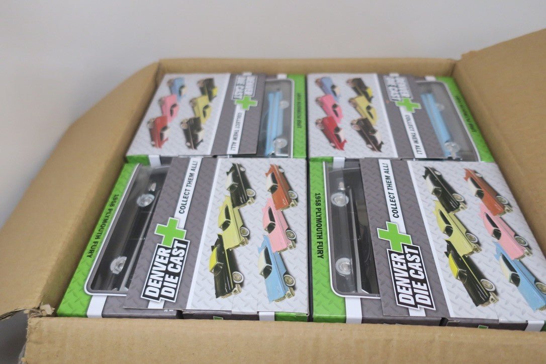 Menard O Scale 279 - 9236 1958 Plymmouth Fury CASE of 24 Cars - WISE GUYS HOBBIES LLC