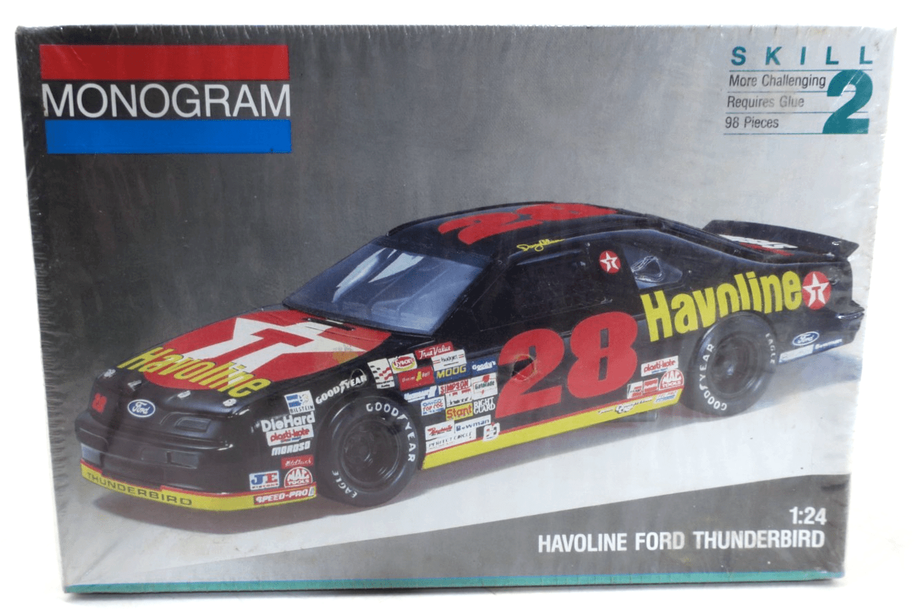 Monogram 1/24 Havoline Ford Thunderbird Model Kit 2430 SEALED - WISE GUYS HOBBIES LLC