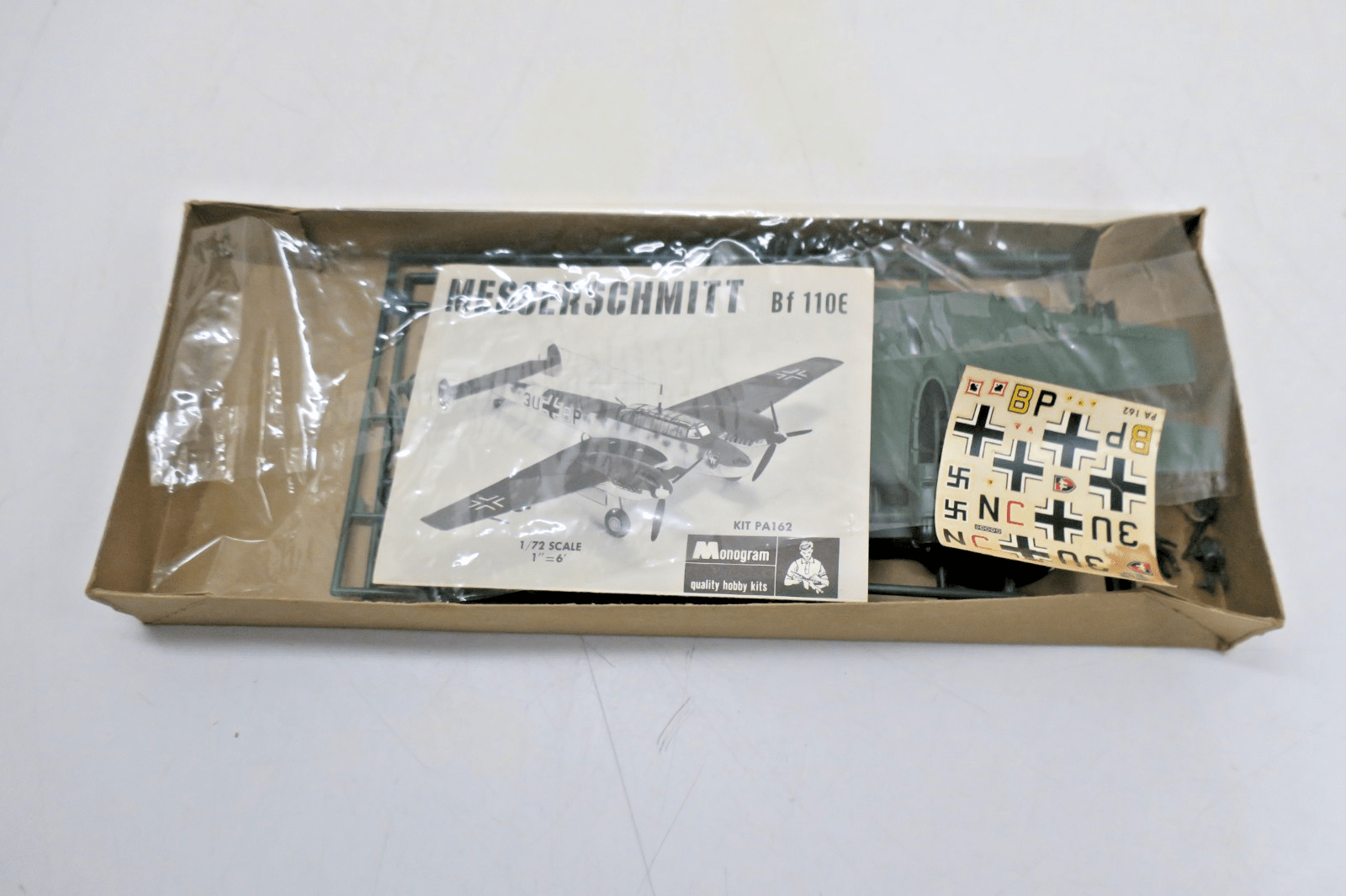 Monogram 1/72 BF - 110 E - 1 Messerschmitt Model Kit PA162 - WISE GUYS HOBBIES LLC