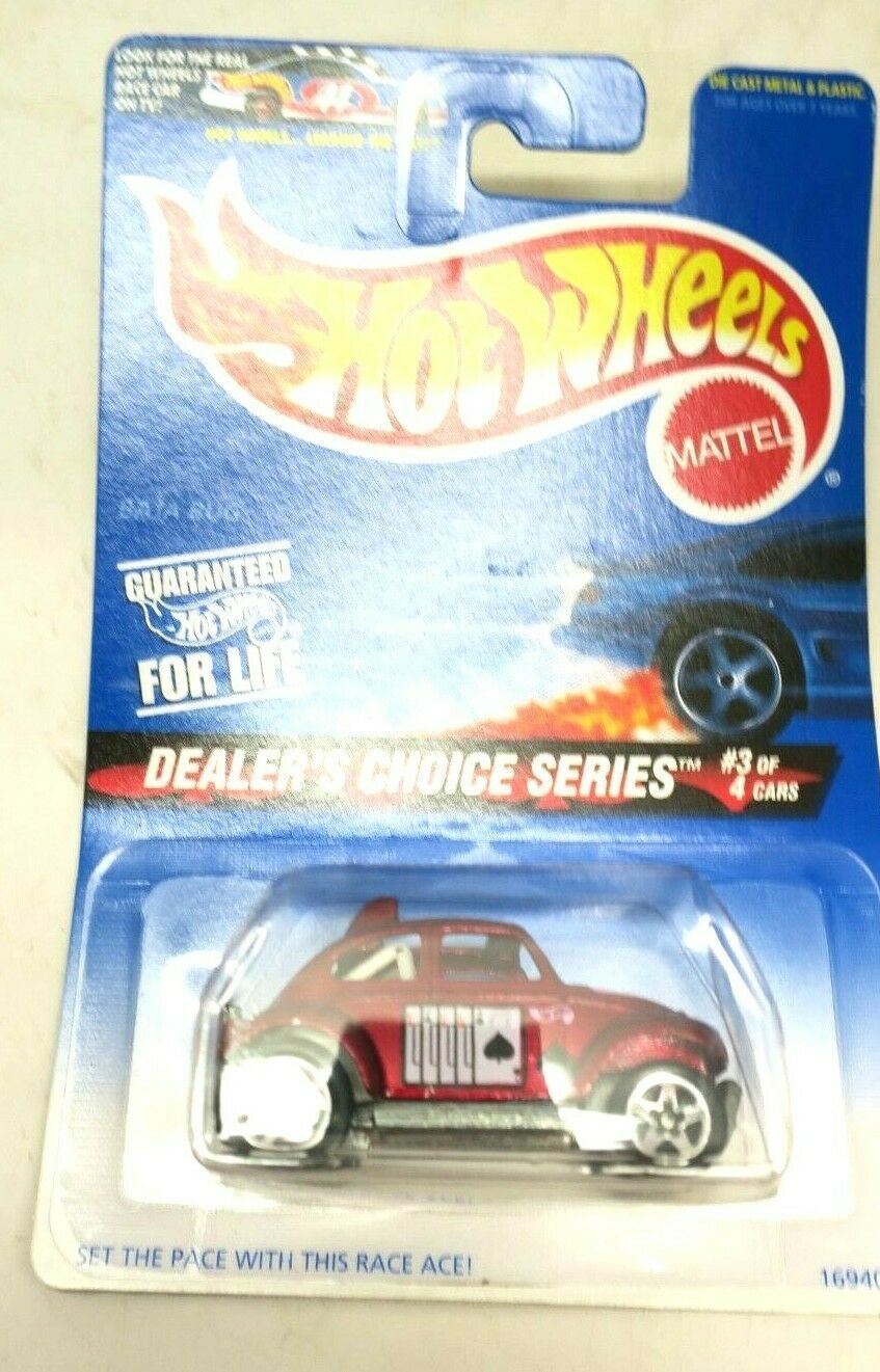 DEALER'S CHOICE SERIES, 1997 Hot Wheels COMPLETE 4 CAR SET, 1:64 - WISE GUYS HOBBIES LLC