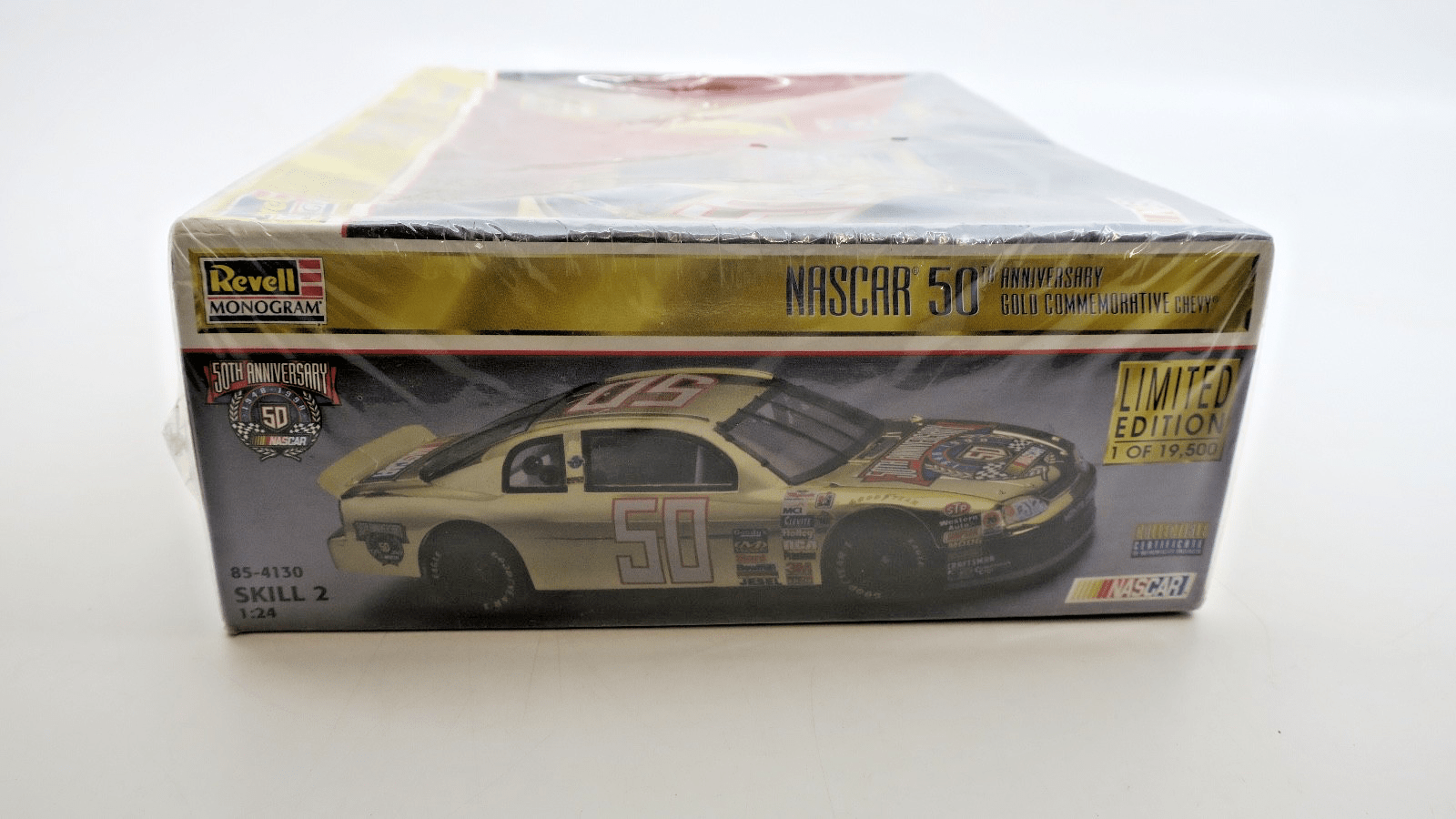 Revell 1/24 Limited Nascar 50th Anniversary Gold Chevy Monte Carlo Model Kit - WISE GUYS HOBBIES LLC