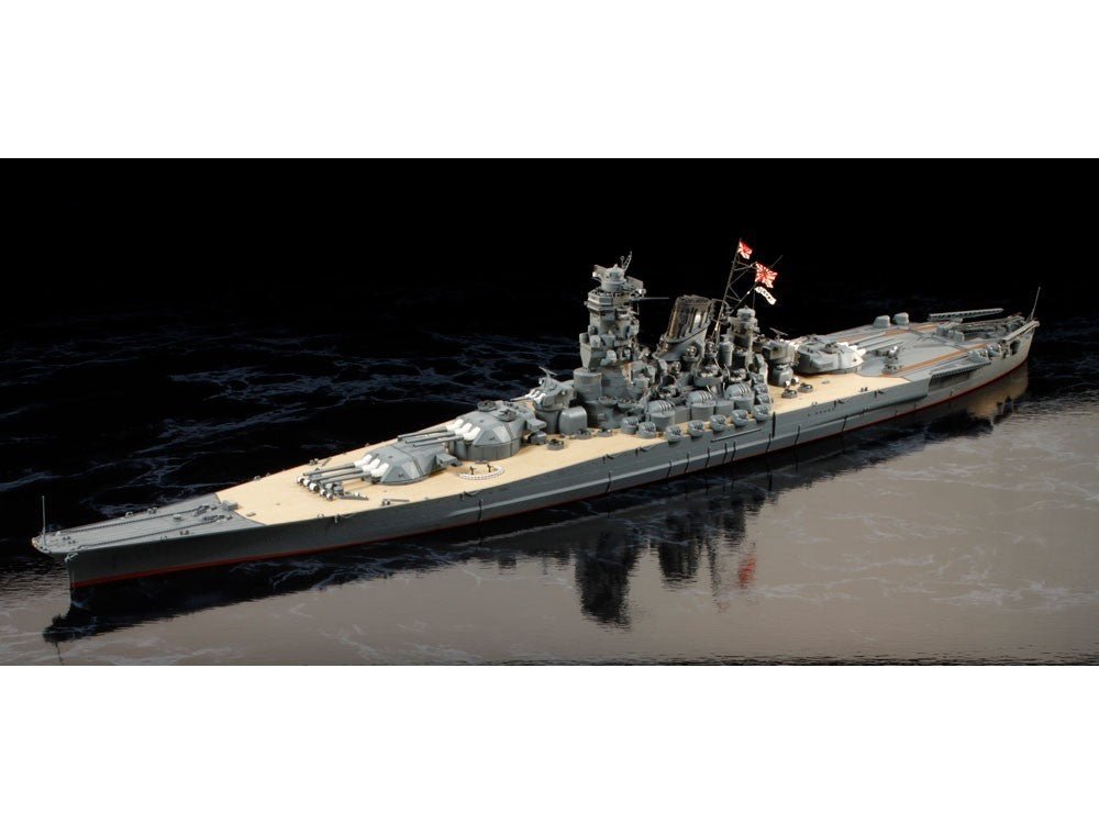 Tamiya 1/350 Japanese Battleship Yamato Model Kit - WISE GUYS HOBBIES LLC