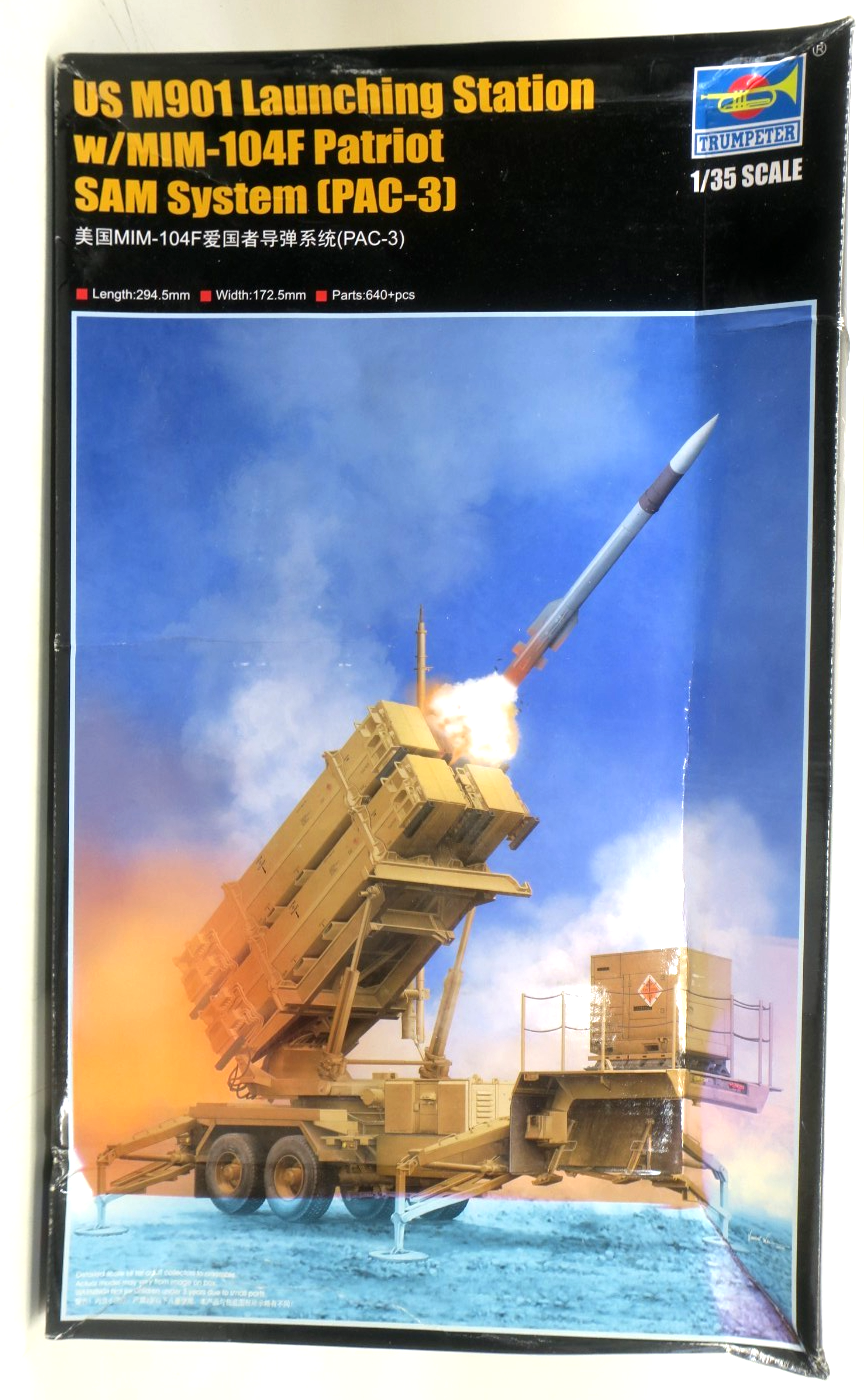 Trumpeter 1/35 US M901 Launching Station w/MIM-104F Patriot SAM Model Kit 01040 - WISE GUYS HOBBIES LLC