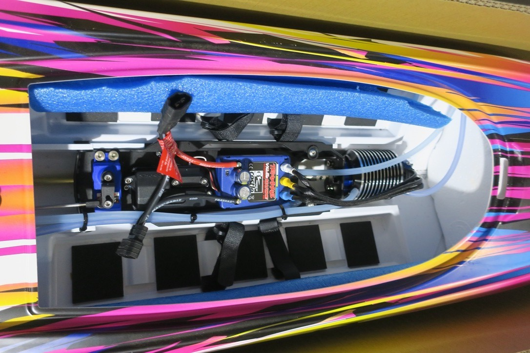 Traxxas 57076 - 4 Spartan Brushless Race Boat with Upgrades - WISE GUYS HOBBIES LLC
