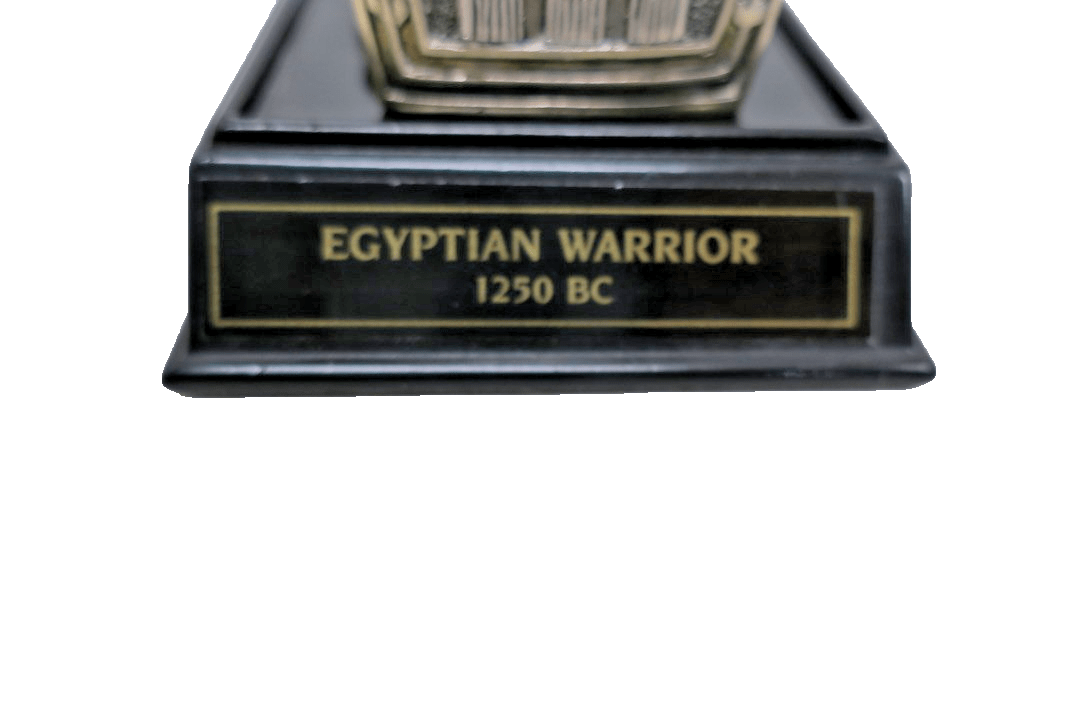FRANKLIN MINT ARMOUR THRU THE AGES PEWTER - EGYPTIAN WARRIOR 1250 BC - WISE GUYS HOBBIES LLC