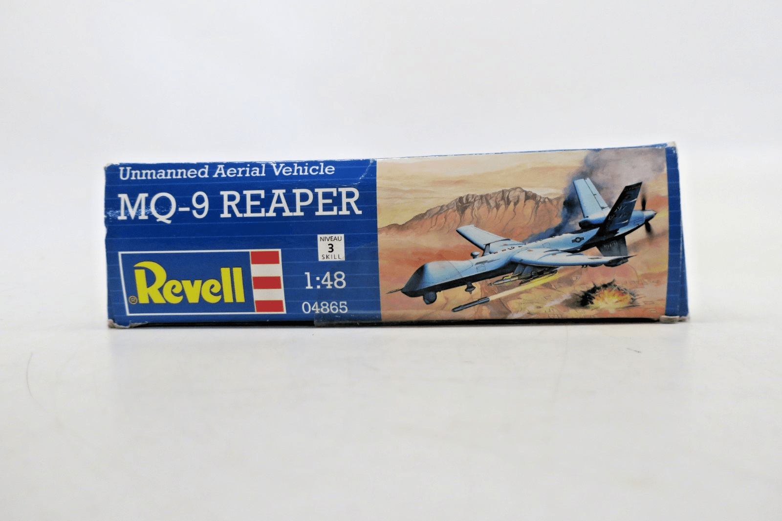 Revell 1/48 Unarmed Aerial Vehicle MQ-9 Reaper Plastic Model Kit 04865 - WISE GUYS HOBBIES LLC