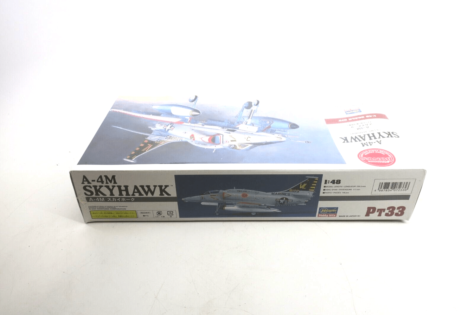 Hasegawa A-4M Skyhawk USMC Attacker 1/48 Aircraft Plastic Model Kit PT33 07233 - WISE GUYS HOBBIES LLC