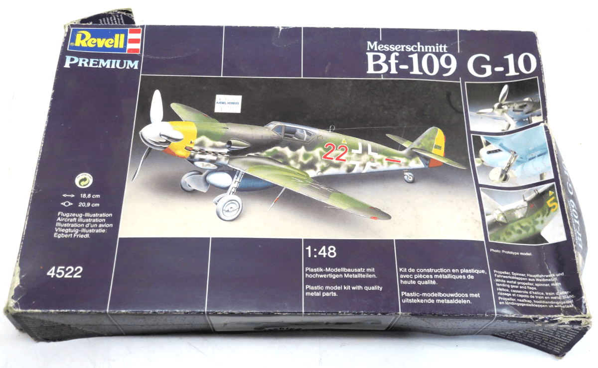 Revell Premium 1/48 Messerschmitt BF - 109 G - 10 Model Kit 4522 - WISE GUYS HOBBIES LLC