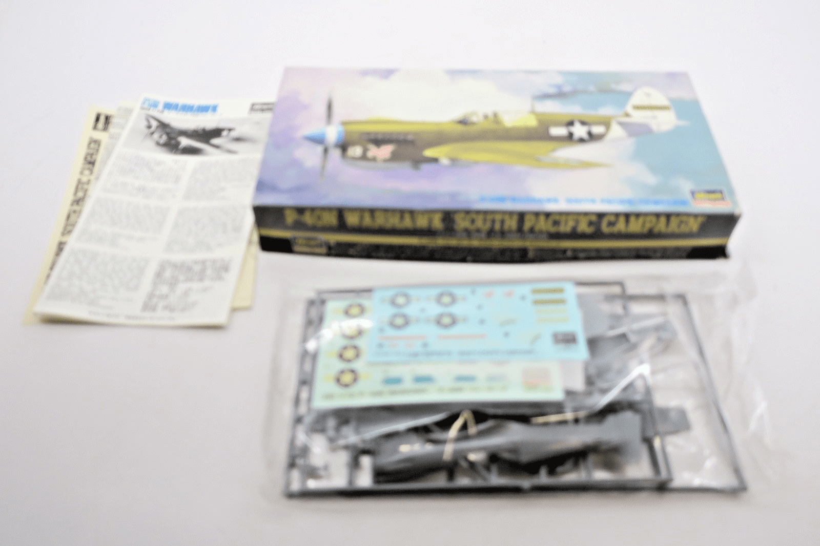 Hasegawa 1/72 P - 40N Warhawk South Pacific Campaign Model Kit - WISE GUYS HOBBIES LLC