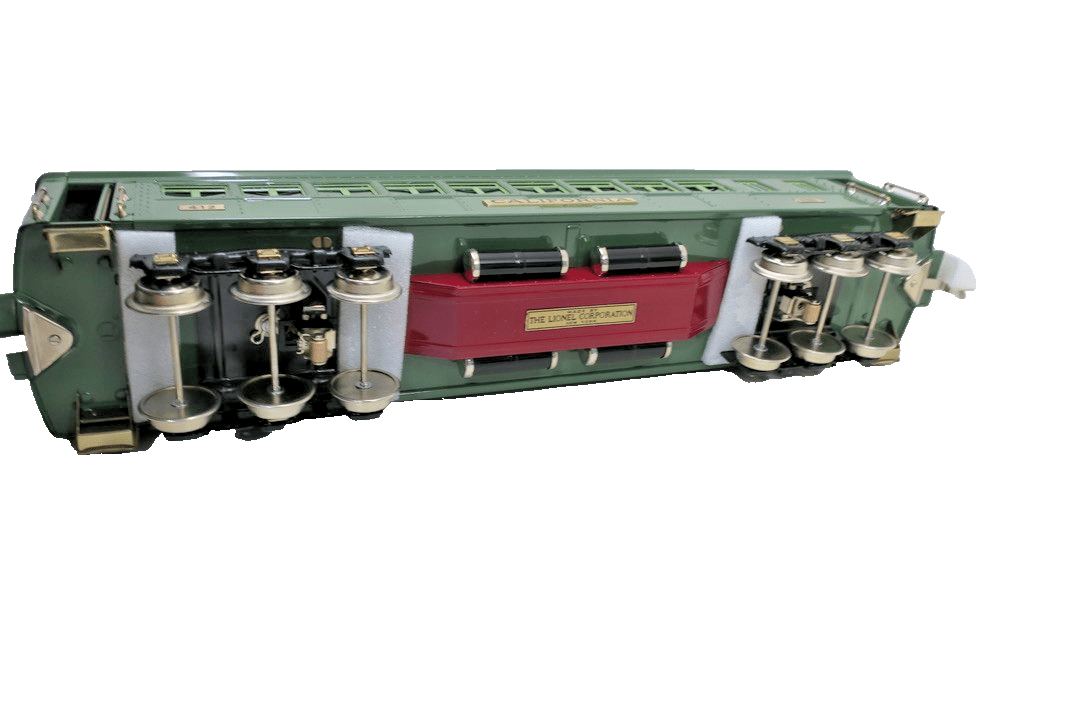 Lionel Classics 13404 California State Passenger Car 2 - Tone Green 1 - 412 - WISE GUYS HOBBIES LLC