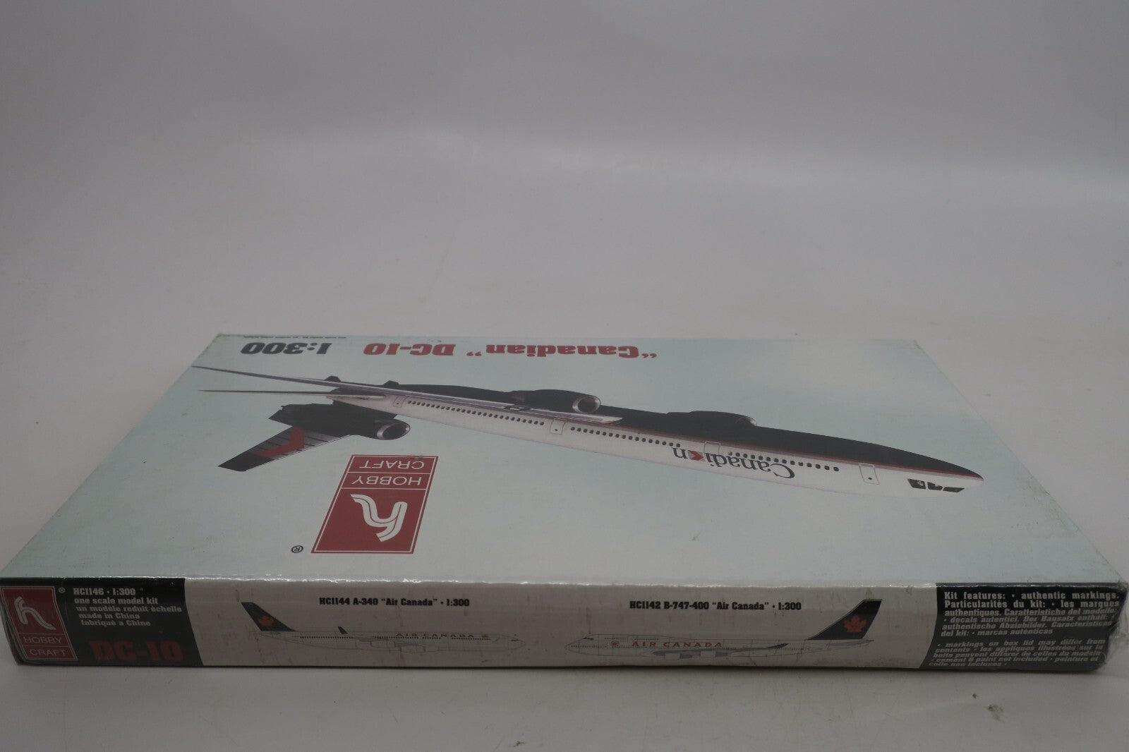 HOBBY CRAFT 1/300 CANADIAN DC-10 PASSENGER AIRCRAFT MODEL KIT NEW - WISE GUYS HOBBIES LLC