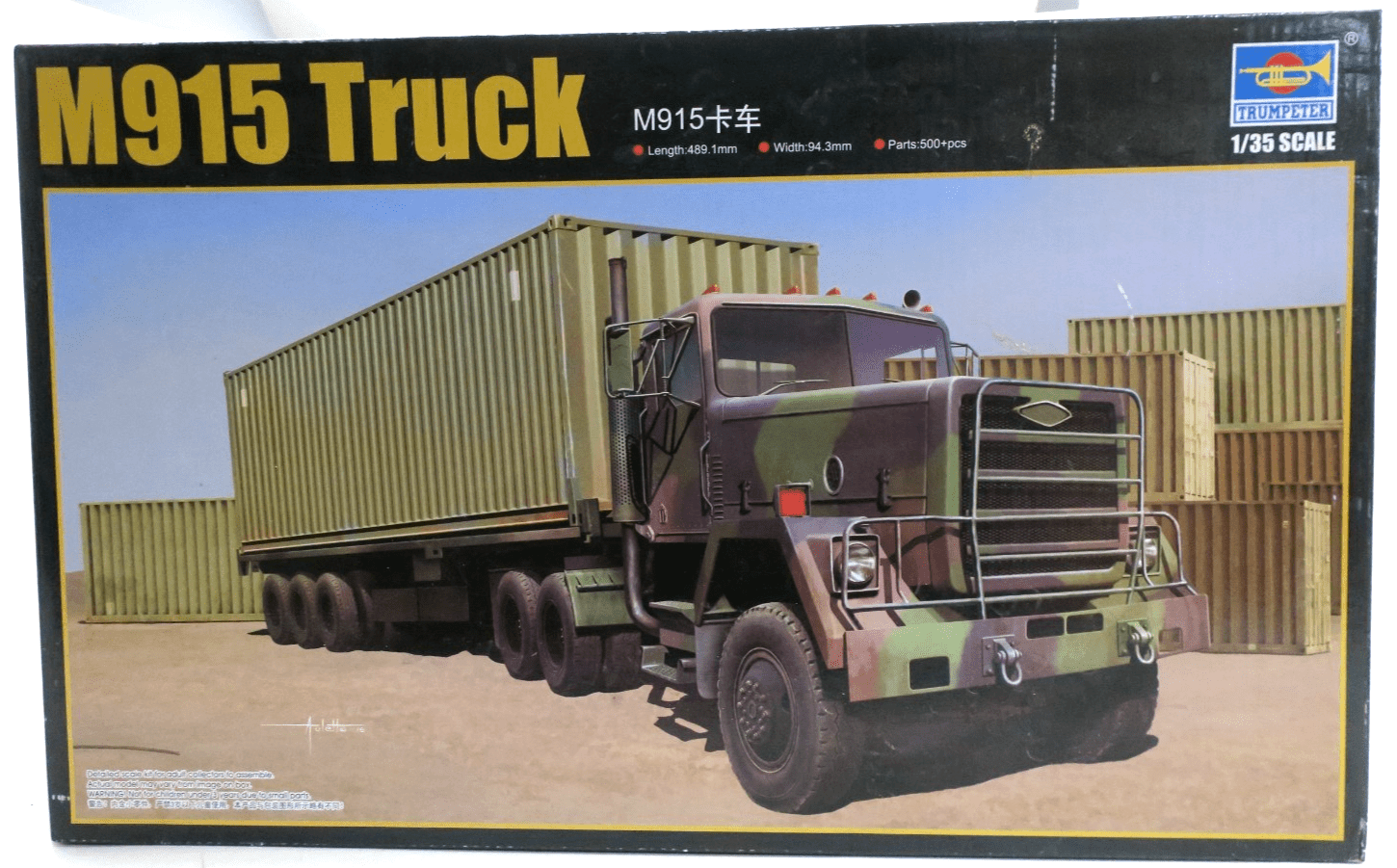 Trumpeter 1/35 M915 Truck Model Kit 01015 - WISE GUYS HOBBIES LLC