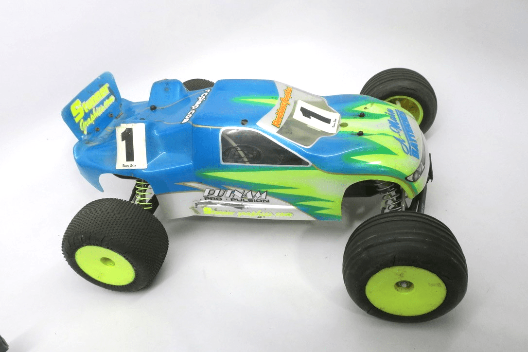 Vintage Team Losi XXXT Stadium Truck Graphite Roller - WISE GUYS HOBBIES LLC