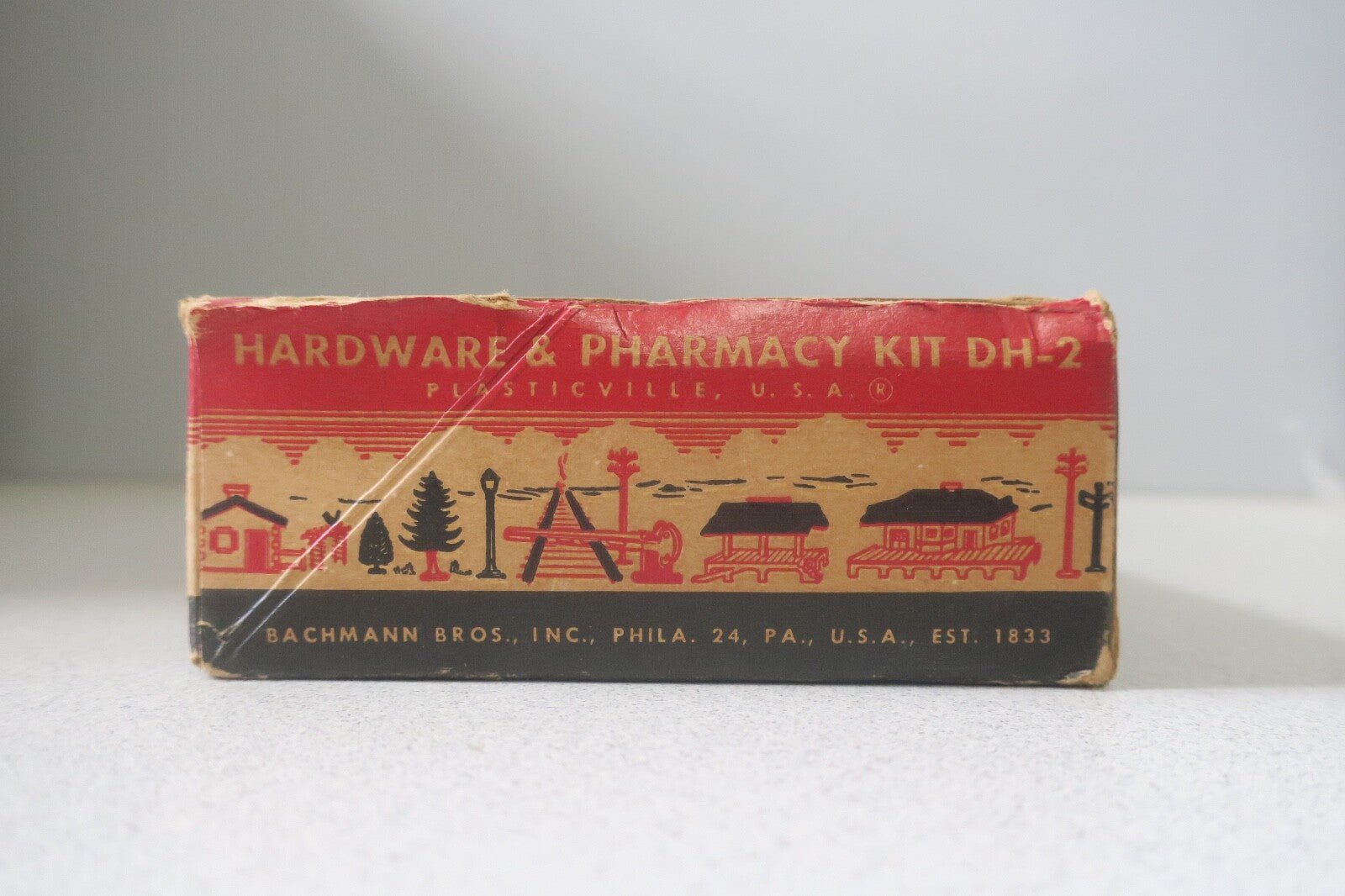 Bachmann Plasticville U.S.A Hardware and Pharmacy Kit - WISE GUYS HOBBIES LLC