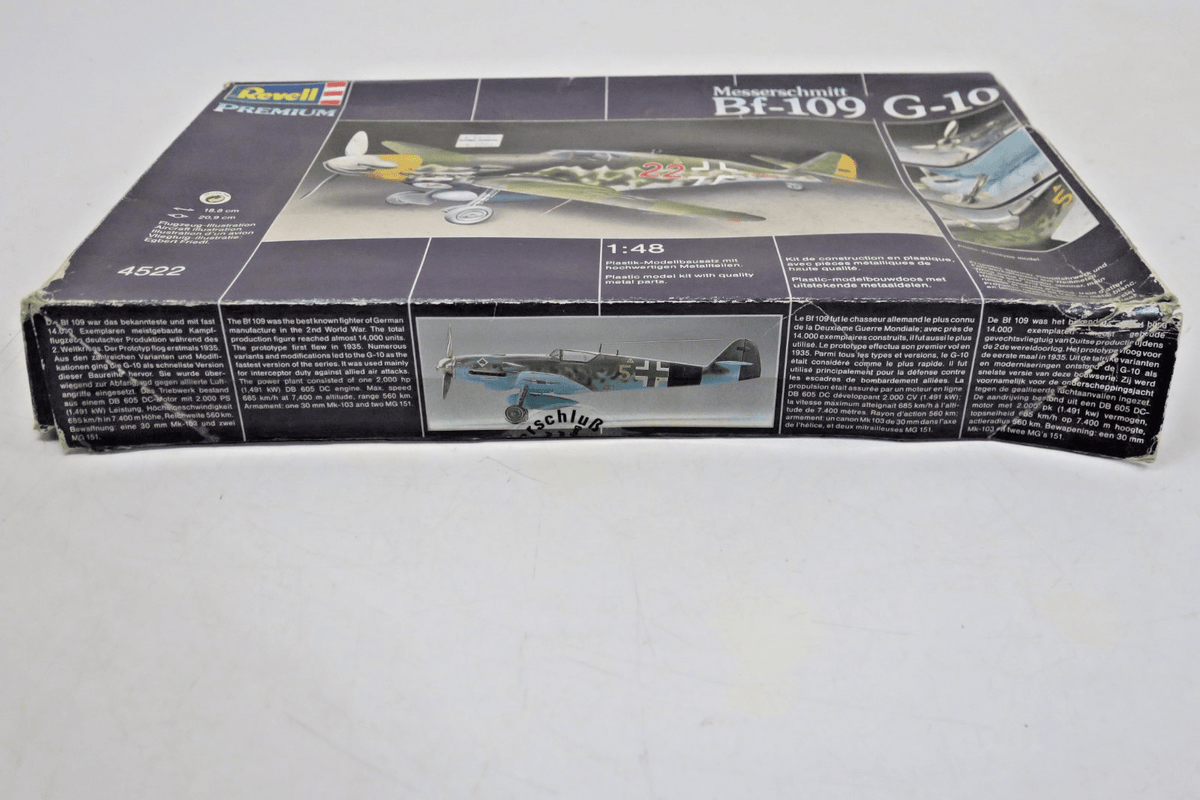 Revell Premium 1/48 Messerschmitt BF - 109 G - 10 Model Kit 4522 - WISE GUYS HOBBIES LLC