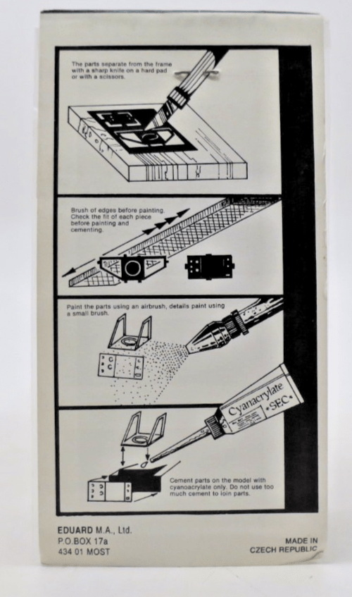 Eduard PE 1/72 TF - 104G Detail Set 72115 - WISE GUYS HOBBIES LLC