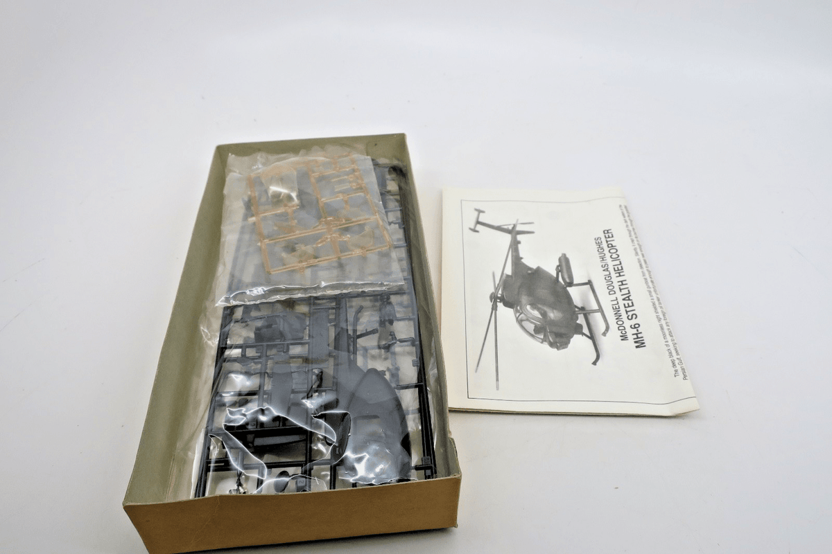 Academy 1/48 MH - 6 Stealth Quiet Attack Helicopter Model Kit 1691 - WISE GUYS HOBBIES LLC