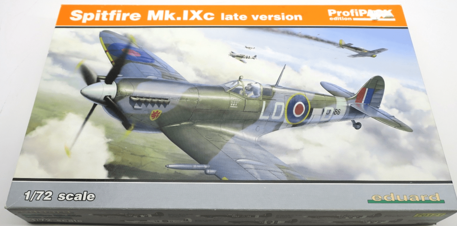 Eduard 1/72 Spitfire Mk. IXc Late Version Model Kit - WISE GUYS HOBBIES LLC