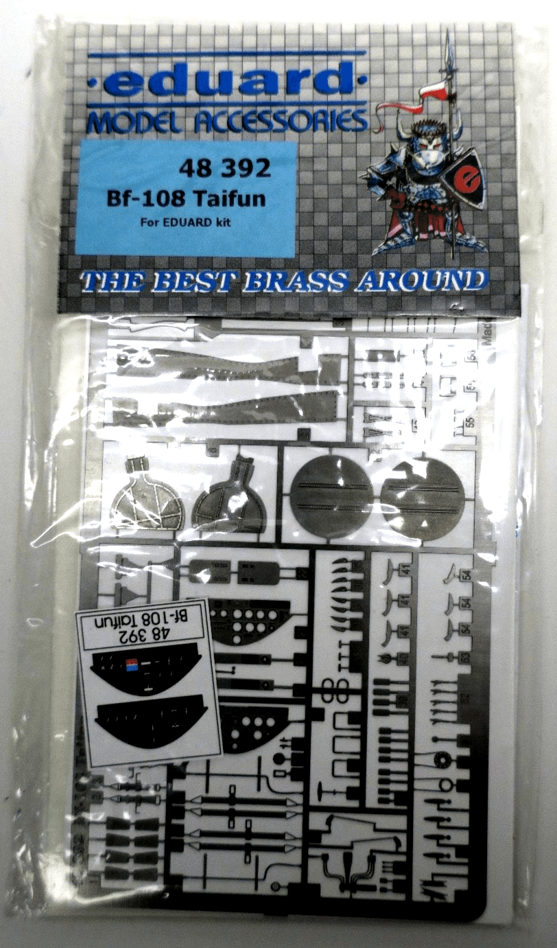 Eduard 1/48 Bf - 108 Taifun Photo - Etch Detail Set 48392 - WISE GUYS HOBBIES LLC