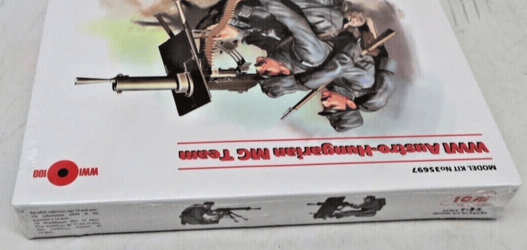 ICM 1/35 WWI Austro-Hungarian MG Team Model Kit 35697 - WISE GUYS HOBBIES LLC
