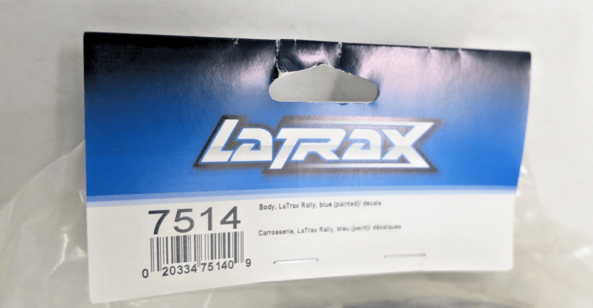 Traxxas Latrax 7512 1/18 Rally Car Blue Body SEALED - WISE GUYS HOBBIES LLC