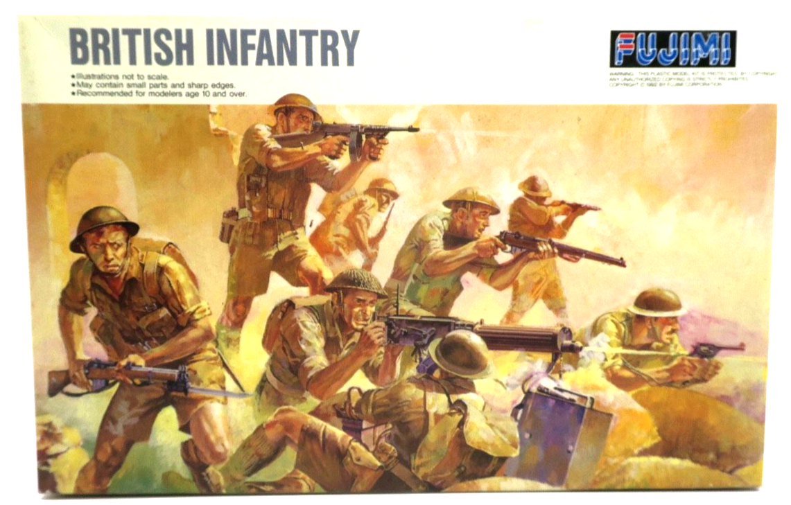 Fujimi 1/76 British Infantry Model Kit 29 - WISE GUYS HOBBIES LLC