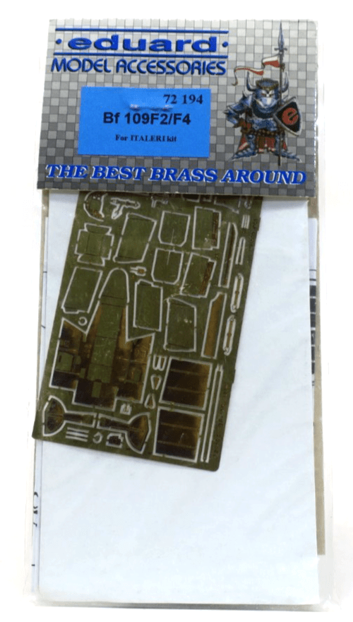 Eduard Photo Etch 1/72 BF - 109 F2/F4 For Italeri Kit Detail Set 72 - 194 - WISE GUYS HOBBIES LLC