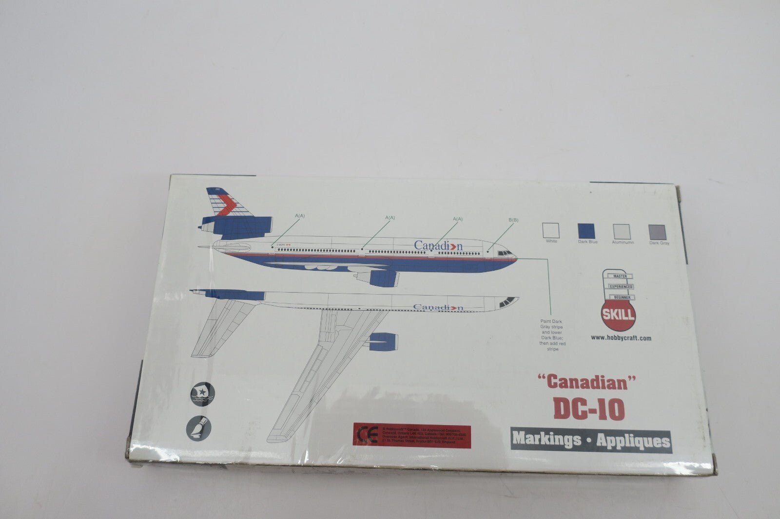 HOBBY CRAFT 1/300 CANADIAN DC-10 PASSENGER AIRCRAFT MODEL KIT NEW - WISE GUYS HOBBIES LLC