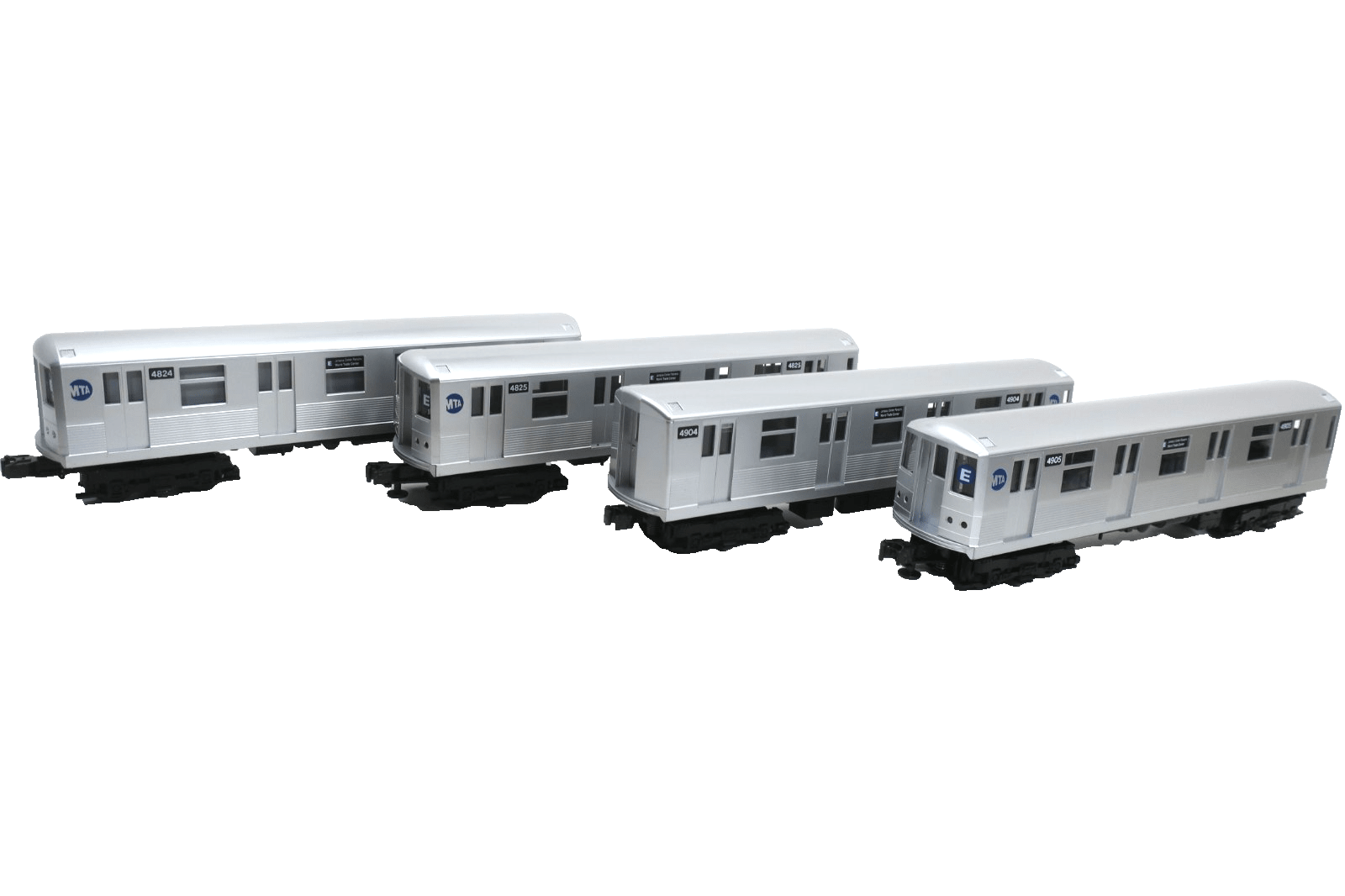 MTH 30 - 2162 - 1 O MTA R - 42 Silver Subway Set with Proto w/PS1 (Set of 4) LN/Box - WISE GUYS HOBBIES LLC